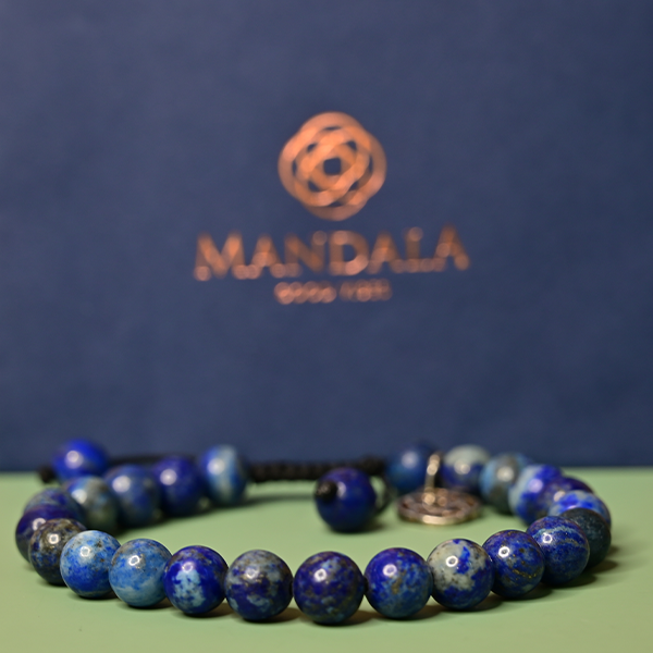 Afgan Lapis Lazuli Bracelet Wavelength 430 THz