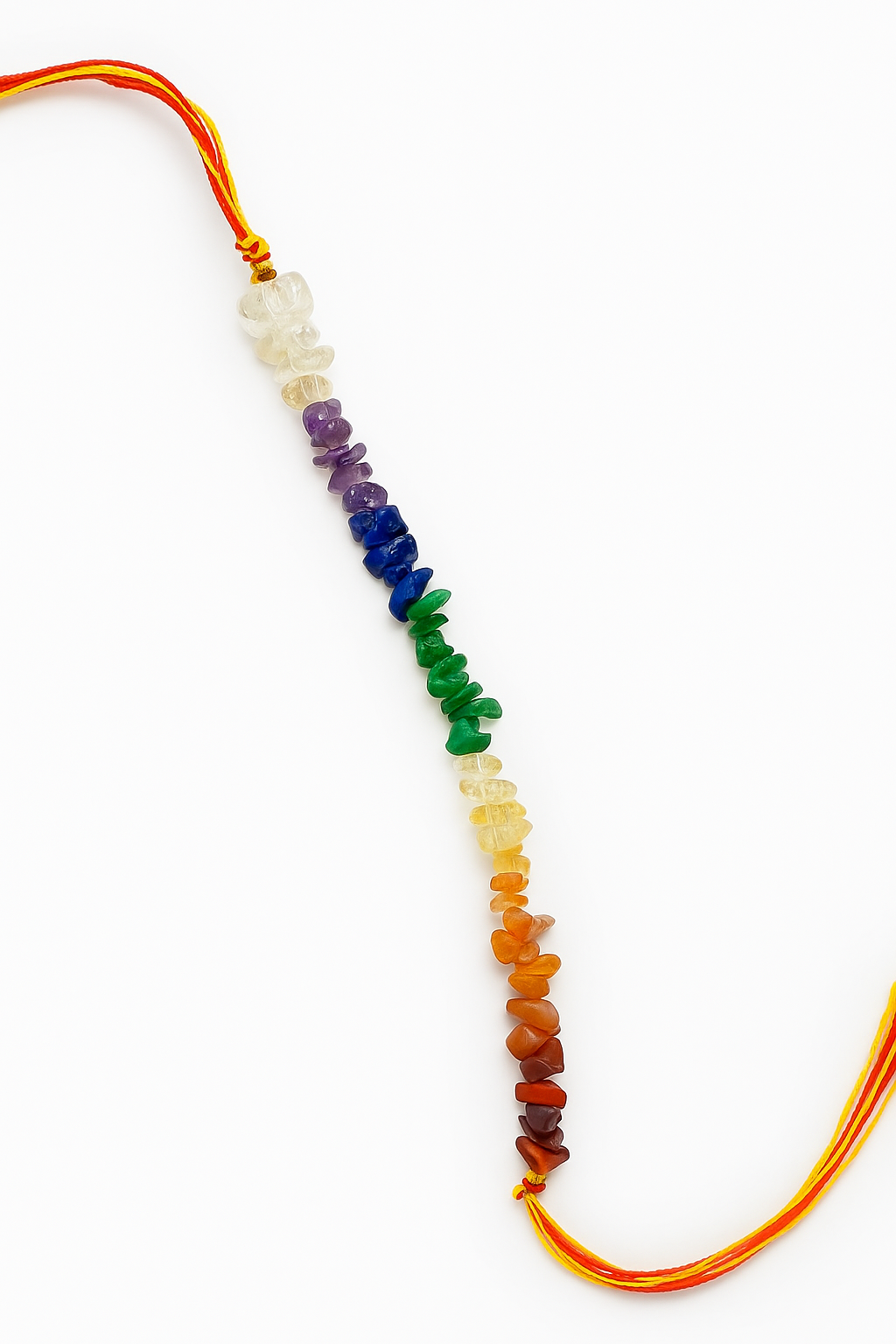 Handmade 7 Chakra Bracelet Rakhi for Brother