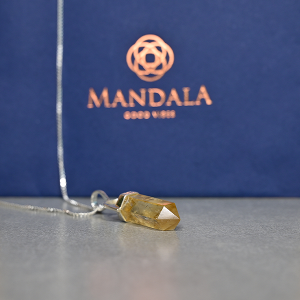 Bolivian Citrine Pendant