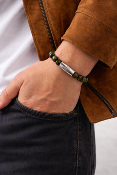 Peruvian Pyrite Luxe Lock Bracelet
