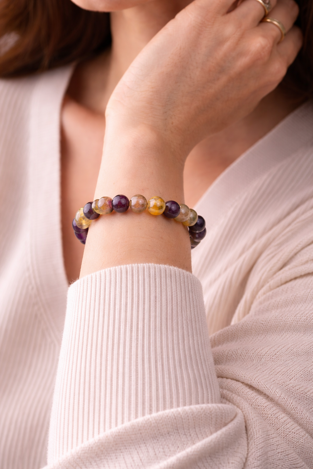 Royal Aura Amethyst-Citrine Bracelet