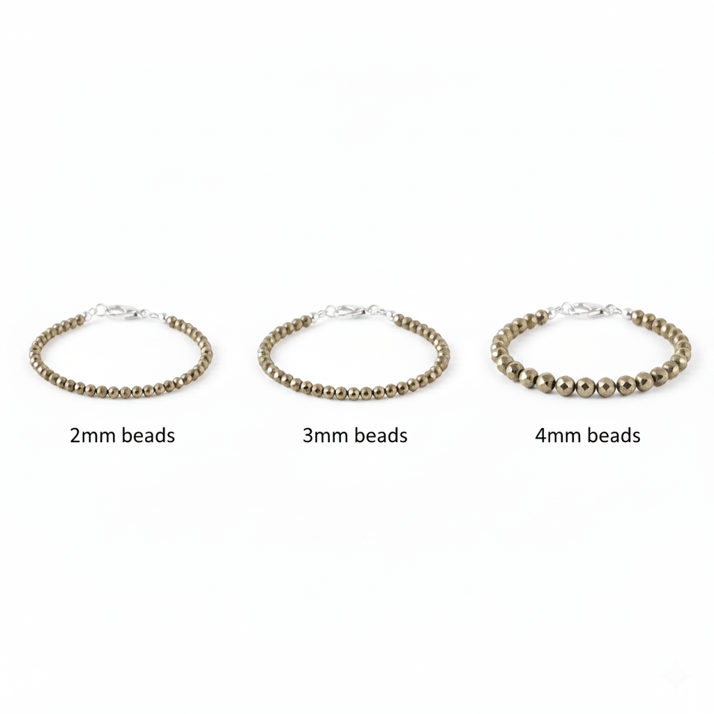 Pyrite Bracelet for Wealth, Protection & Confidence
