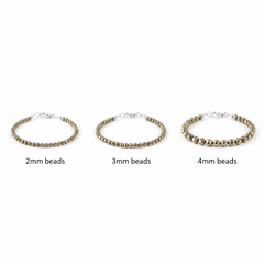 Pyrite Bracelet for Wealth, Protection & Confidence