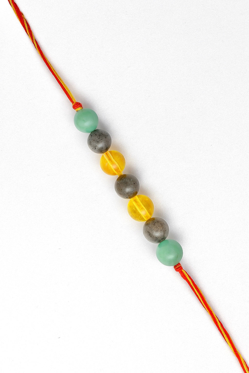 Healing Crystal Rakhi – Citrine, Pyrite & Aventurine