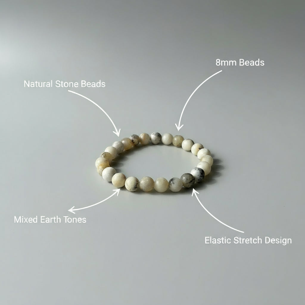 Natural Opal Bracelet for Positivity & Emotional Balance