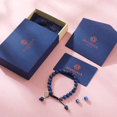Afgan Lapis Lazuli Bracelet Wavelength 430 THz