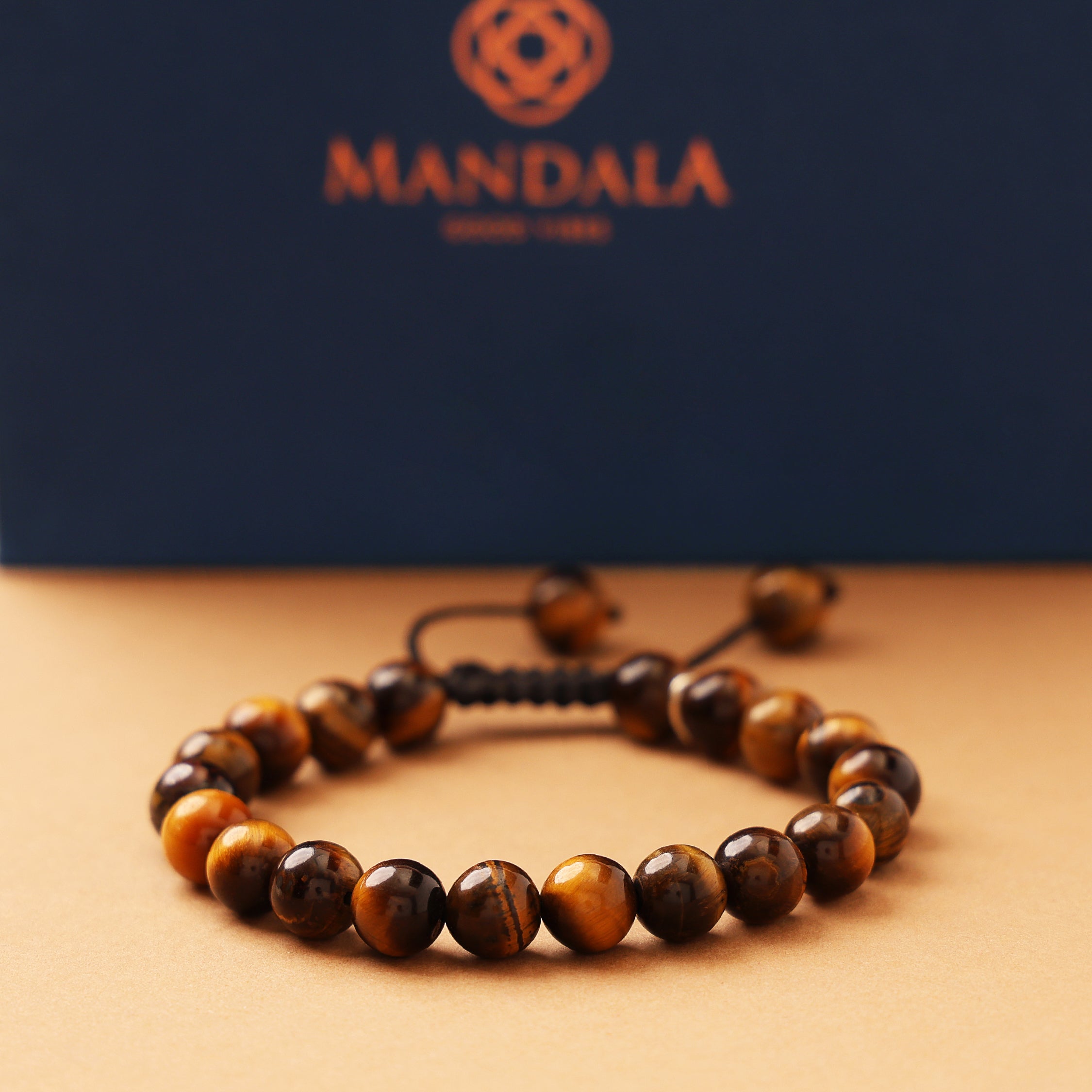 African Tiger Eye Bracelet Wavelength 520 Thz