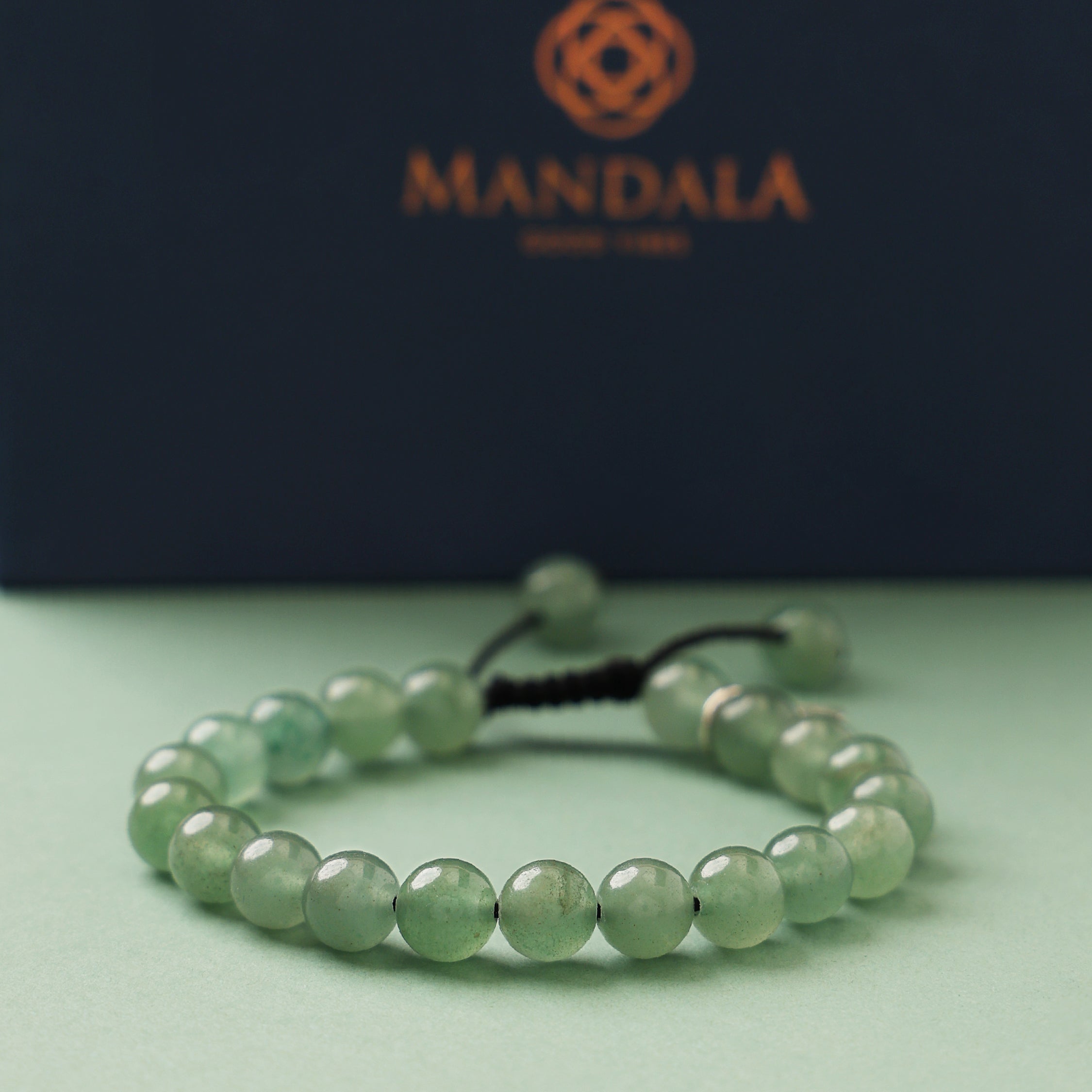 Indian Green Aventurine Bracelet Wavelenght 600 THz