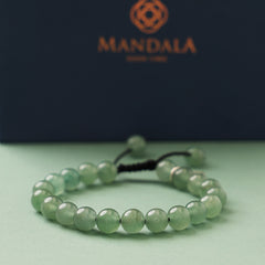Indian Green Aventurine Bracelet Wavelenght 600 THz