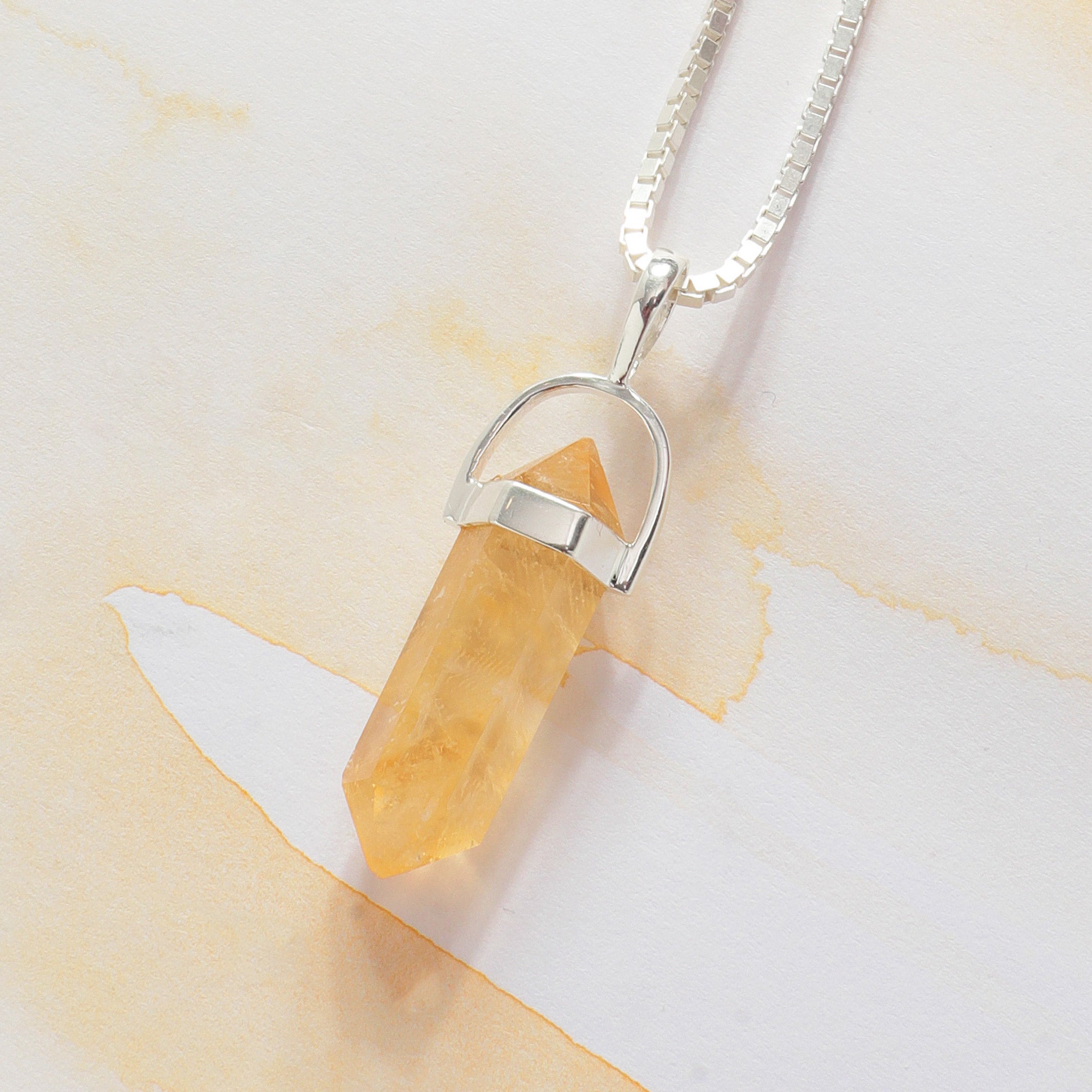 Bolivian Citrine Pendant