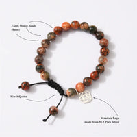 Mexican Fire Agate Bracelet 500 THz